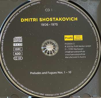 5CD/Caja Dmitri Shostakovich: 24 Preludes And Fugues For Piano, Op. 87