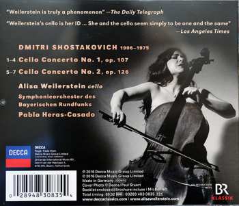 CD Dmitri Shostakovich: Cello Concertos Nos. 1 & 2