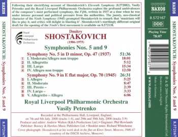 CD Dmitri Shostakovich: Symphonies Nos. 5 & 9
