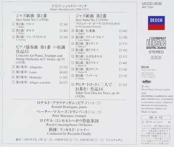 CD Dmitri Shostakovich: The Jazz Music For Shostakovich