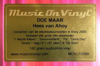 2LP Doe Maar: Hees Van Ahoy