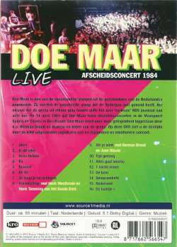 DVD Doe Maar: Live Afscheidsconcert 1984