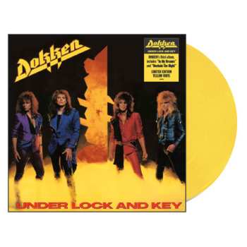 LP Dokken: Under Lock And Key (canary Yellow)