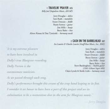 CD Dolly Parton: The Grass Is Blue