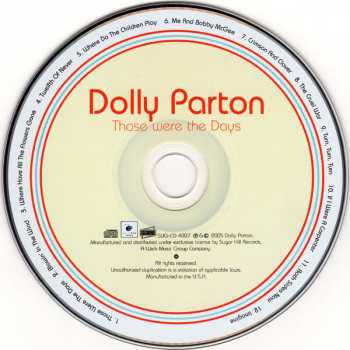CD Dolly Parton: Those Were The Days