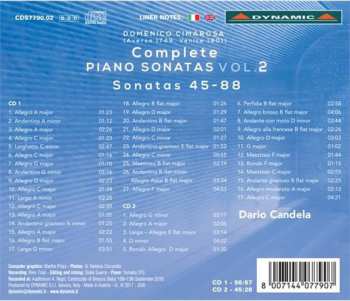 2CD Domenico Cimarosa: Complete Piano Sonatas Vol .2