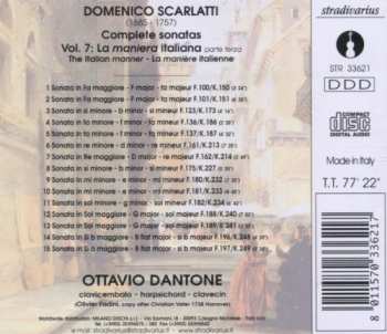 CD Domenico Scarlatti: Complete Sonatas Vol. 7 (The Italian Manner Part III)