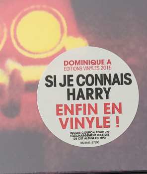 LP Dominique A.: Si Je Connais Harry