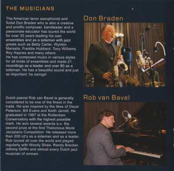 CD Don Braden / Joris Teepe Quartet: In The Spirit Of Herbie Hancock (Live At 'De Witte')