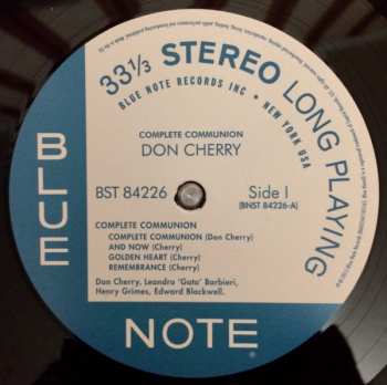 LP Don Cherry: Complete Communion