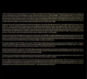 CD Don Cherry: Music / Sangam