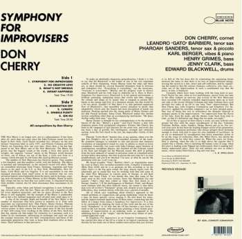 LP Don Cherry: Symphony For Improvisers