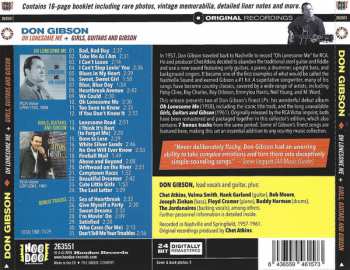 CD Don Gibson: Oh Lonesome Me + Girls, Guitars And Gibson
