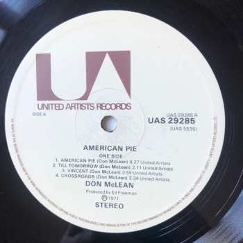 LP Don McLean: American Pie