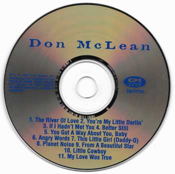 CD Don McLean: The River Of Love