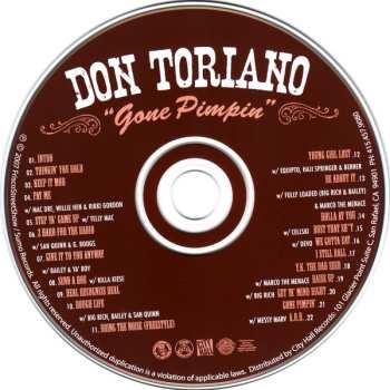 CD Don Toriano: "Gone Pimpin"