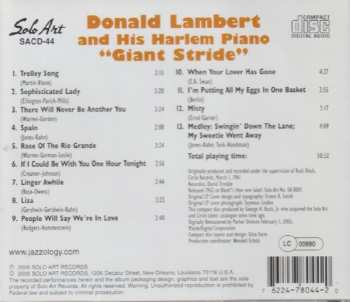 CD Donald Lambert: Giant Stride