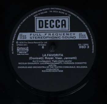 3LP/Caja Ileana Cotrubas: La Favorita