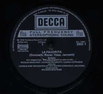 3LP/Caja Ileana Cotrubas: La Favorita