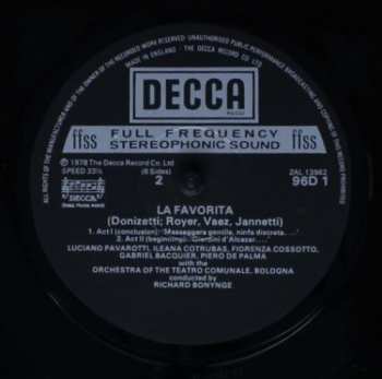 3LP/Caja Ileana Cotrubas: La Favorita