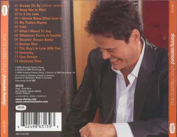 CD Donny Osmond: What I Meant To Say