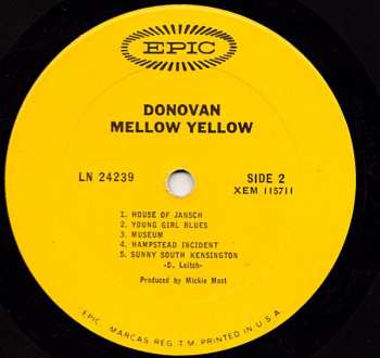 LP Donovan: Mellow Yellow