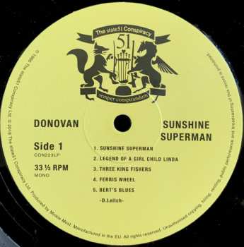LP Donovan: Sunshine Superman LTD