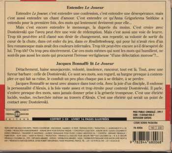 5CD/Caja Jacques Bonnaffé: Le Joueur