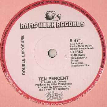 LP Double Exposure: Ten Percent / My Love Is Free