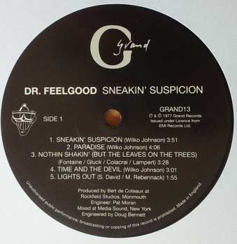 LP Dr. Feelgood: Sneakin' Suspicion