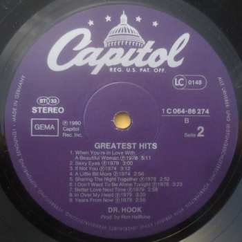LP Dr. Hook: Greatest Hits