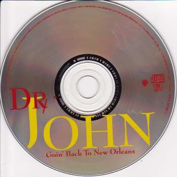 CD Dr. John: Goin' Back To New Orleans