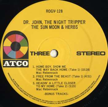 3LP Dr. John: The Sun Moon & Herbs DLX