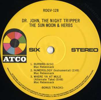 3LP Dr. John: The Sun Moon & Herbs DLX