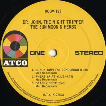 3LP Dr. John: The Sun Moon & Herbs DLX