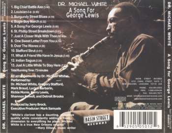 CD Dr. Michael White: A Song For George Lewis