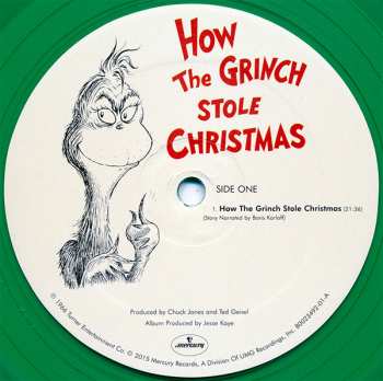 LP Dr. Seuss: How The Grinch Stole Christmas CLR