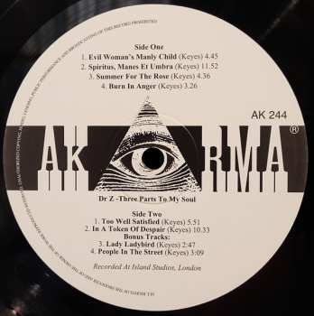 LP Dr. Z: Three Parts To My Soul