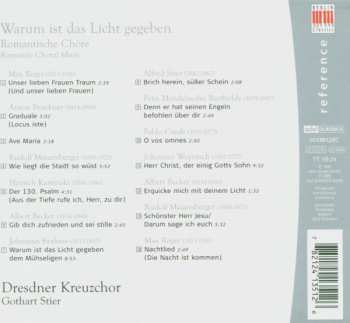 CD Dresdner Kreuzchor: Warum Is Das Licht Gegeben: Romantic Choral Music