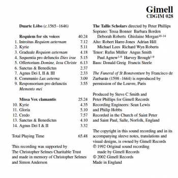 CD The Tallis Scholars: Requiem