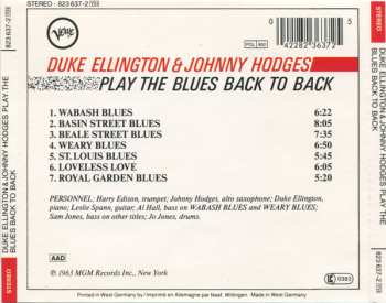CD Duke Ellington: Back To Back (Duke Ellington And Johnny Hodges Play The Blues)