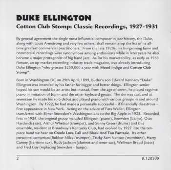 CD Duke Ellington: Cotton Club Stomp - 1927-1931