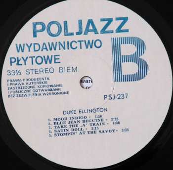 LP Duke Ellington: The 1954 Los Angeles Concert