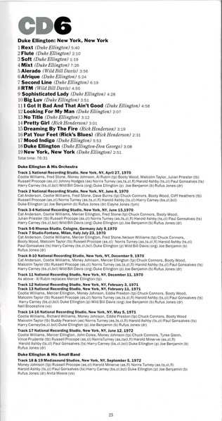 7CD/DVD/Caja Duke Ellington: The Duke Box 2