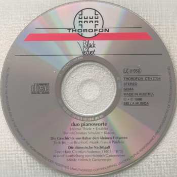 CD Francis Poulenc: Die Geschichte von Babar Dem Kleinen Elefanten / Die Chinesische Nachtigall