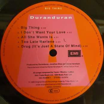 LP Duran Duran: Big Thing