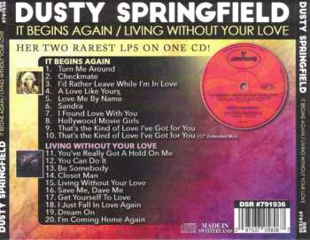 CD Dusty Springfield: It Begins Again / Living Without Your Love