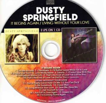CD Dusty Springfield: It Begins Again / Living Without Your Love