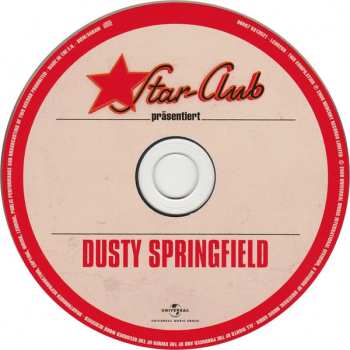 CD Dusty Springfield: Star-Club Präsentiert Dusty Springfield