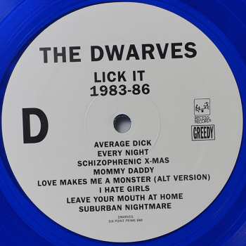 2LP Dwarves: Lick It (The Psychedelic Years) 1983-1986 LTD | CLR